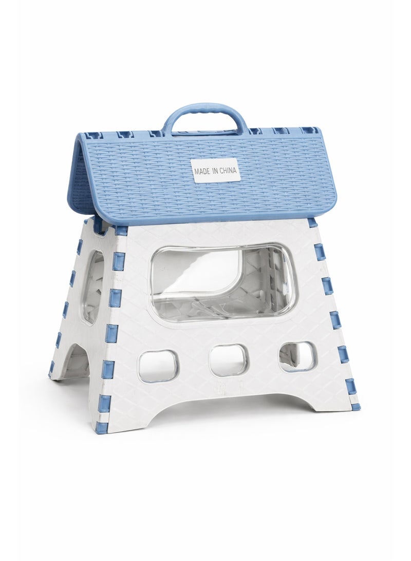 Folding Camping Stool & Step Stool – Lightweight Portable Travel Seat with Non-Slip Base, Ergonomic Carry Handle, Compact Foldable Stool for Kids & Adults, Outdoor Camping, Hiking, Fishing, Picnic, Home & Kitchen Use - Image 1